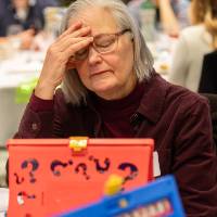 person concentrating